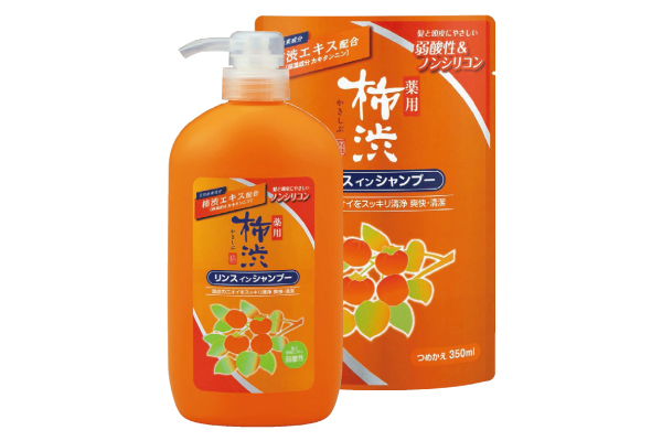 【ネット限定】薬用柿渋リンスインシャンプ６００＋３５０　　　