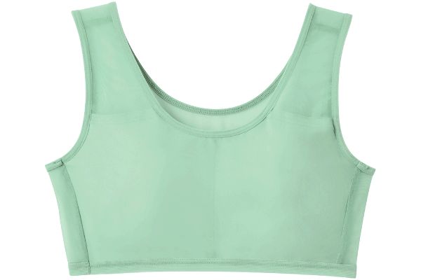 風通る涼やかメッシュブラ Ｍグリーン