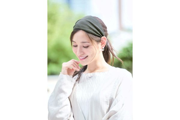 しっとりシルク大人のヘアターバン