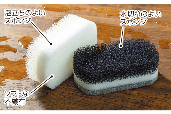 【ネット限定】トリプルスポンジ　２色４個組