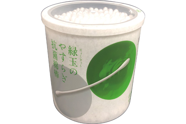 緑玉のやすらぎ抗菌綿棒