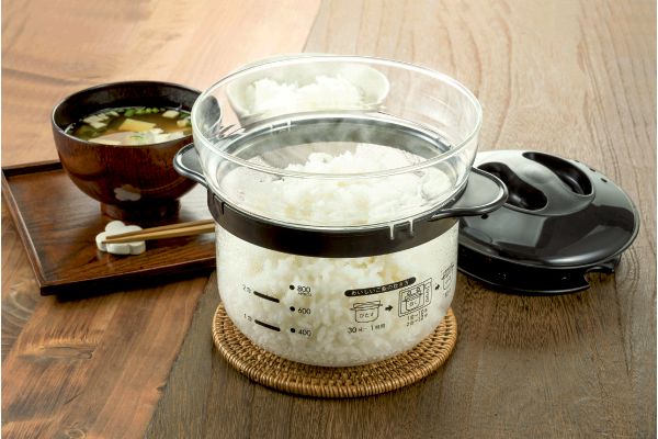 ［ＨＡＲＩＯ］ガラスのレンジご飯釜