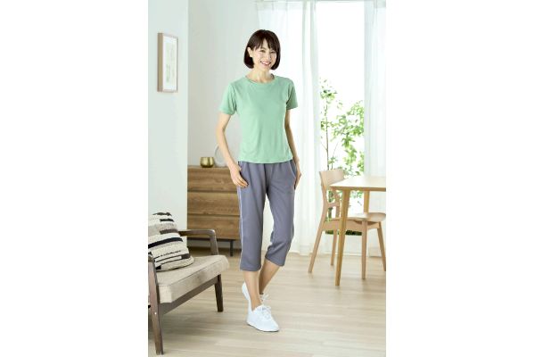 細見せラインのベストパンツ７分丈