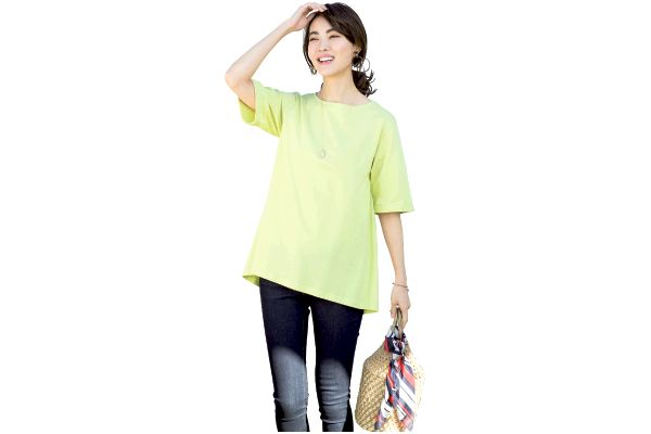 汗じみが目立ちにくいさらさらＴシャツ