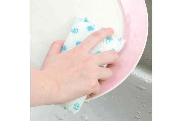 手のひらサイズの食器洗いパワーネット