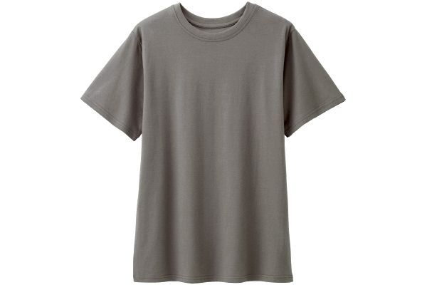 ベーシックな半袖Ｔシャツ Ｍアッシュグレー