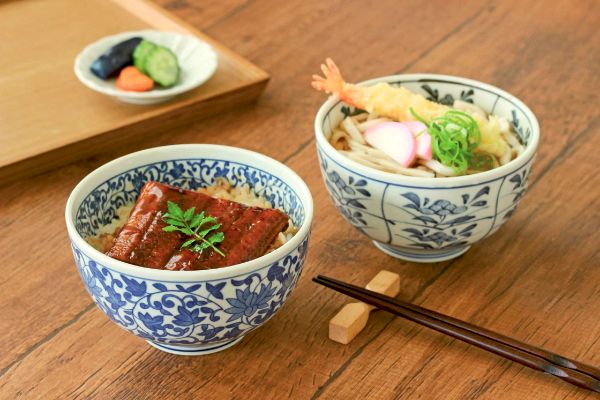 [美濃焼]藍ろまん小丼