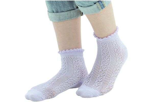 【ネット限定】さわやかルミー涼しげソックス　（３色組　22〜25cm）