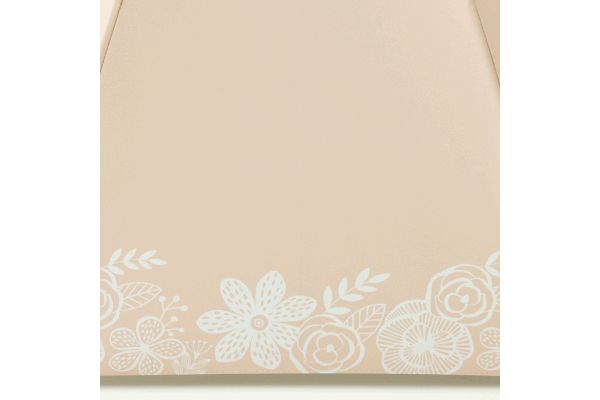 ＵＶ遮熱遮光折傘　縁花柄