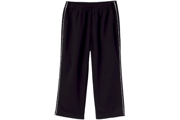 細見せラインのベストパンツ７分丈 Mブラック