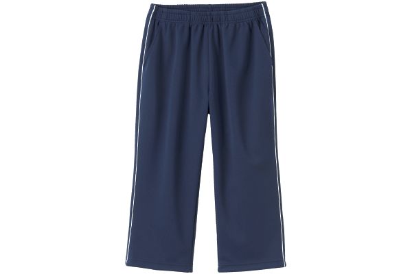 細見せラインのベストパンツ７分丈 Mネイビー