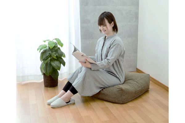 【ネット限定】［くらしあす］ふとんが大きなクッションになる収納袋　　ブラウン
