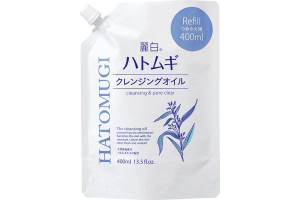 【ネット限定】［麗白］ハトムギ クレンジングオイル詰替　　４００ml　