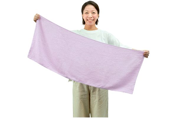 泉州産大きなカラーフェイスタオル