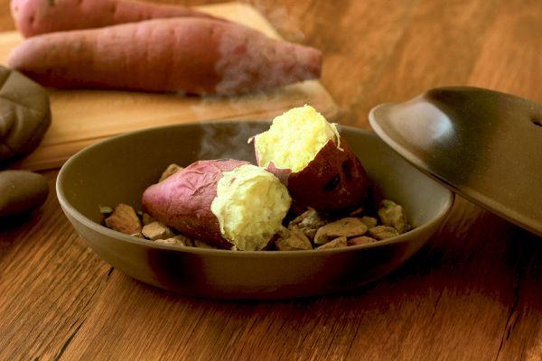 レンジでかんたん！ほくほく石焼いも鍋
