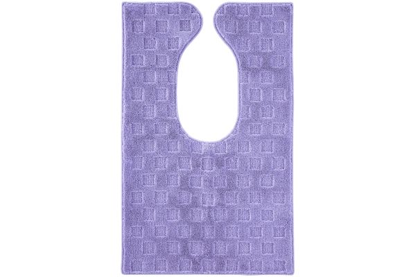 トイレまるごと足長マット　モダンスクエア （70×110ｃｍ）ラベンダー
