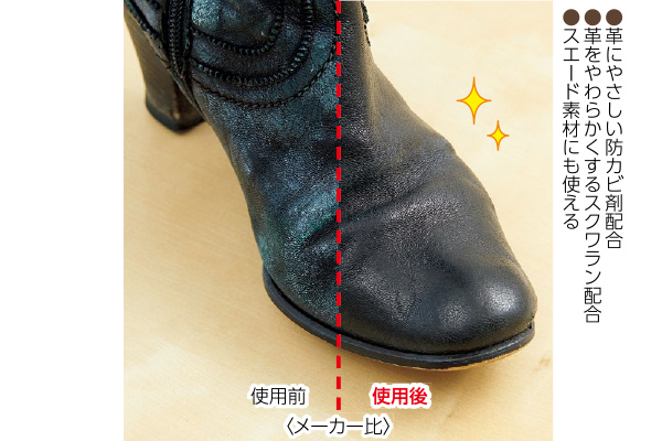 革を防カビして柔らかく保つ