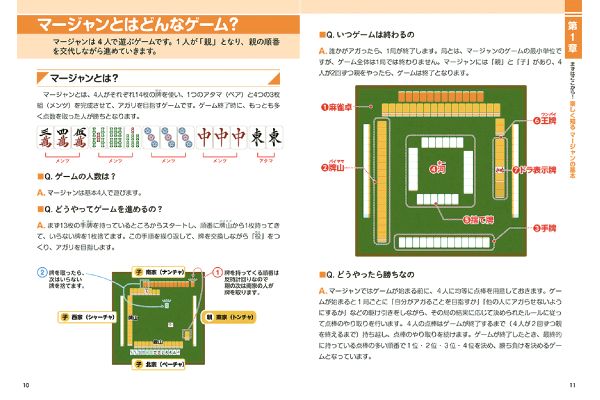 大きな字でわかりやすい！はじめての健康マージャン教室