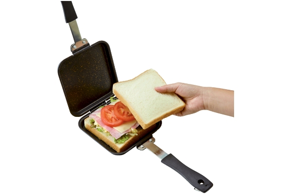 ＩＨマーブルホットサンドパン