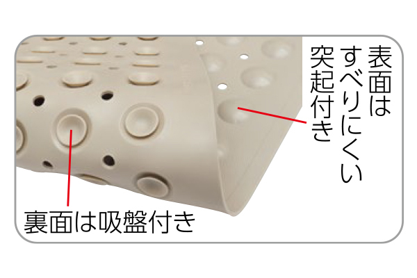 滑りにくいお風呂場マット