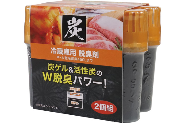 冷蔵庫脱臭剤（活性炭入）