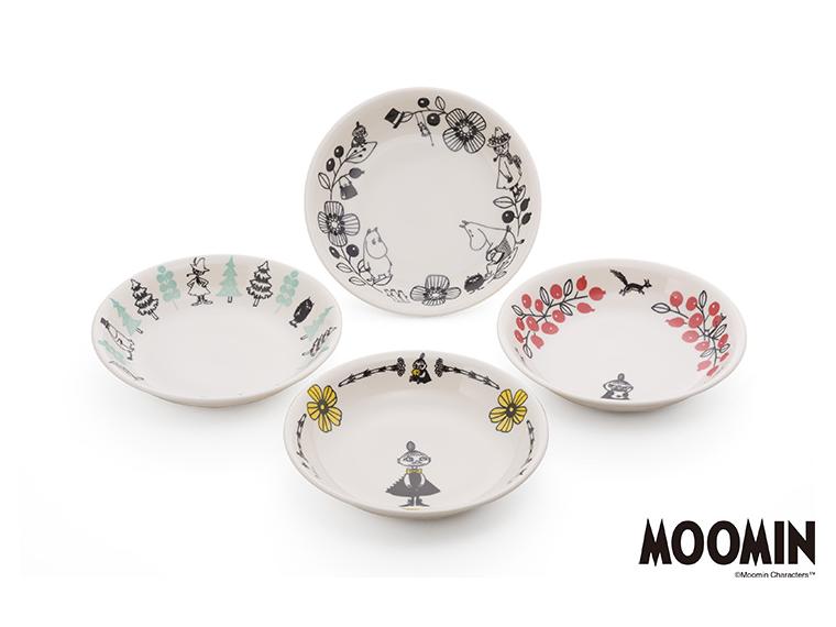 【ネット限定】ムーミンバレー　テーブルウェア　パスタ＆カレー皿（4柄組）