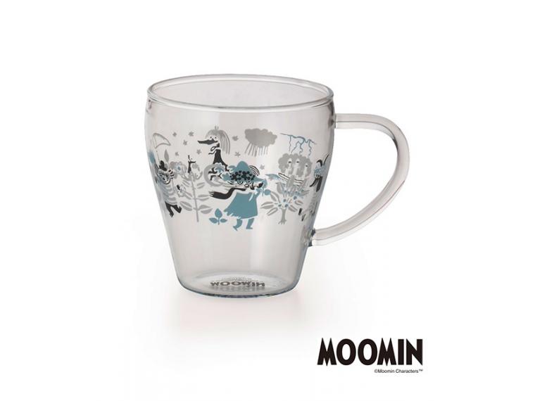 【ネット限定】年中使える耐熱ガラスマグ（スナフキン）