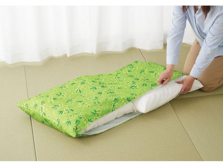 【ネット限定】ロング座布団カバーミモザ