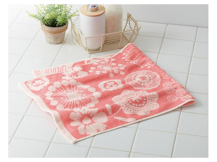 【ネット限定】今治タオルブランドフェイスタオル　フルール