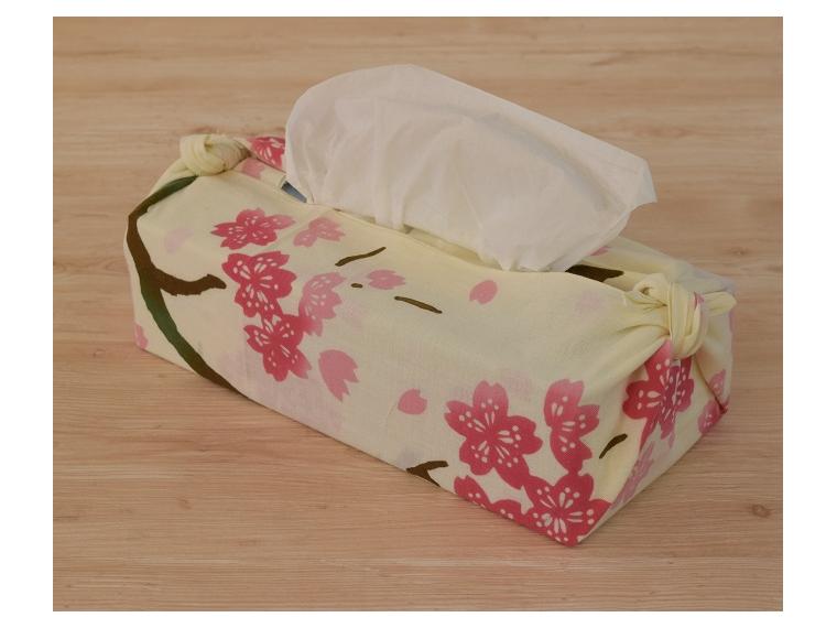 【ネット限定】和布華　注染手ぬぐい　桜と文鳥