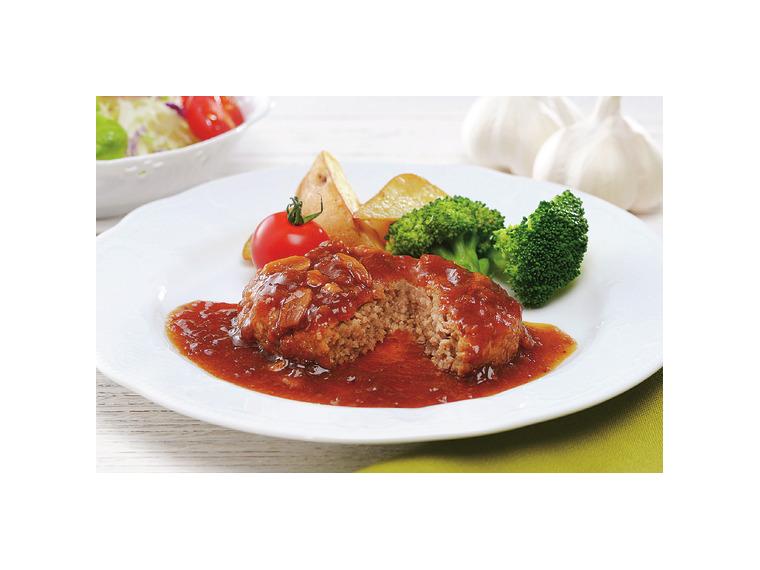 【ネット限定】ガーリックソースハンバーグ（にんにく醤油バター仕立て）