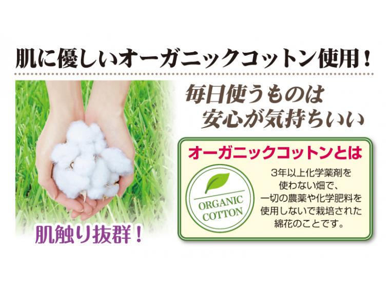 【ネット限定】オーガニック綿混さわやか靴下　3色組