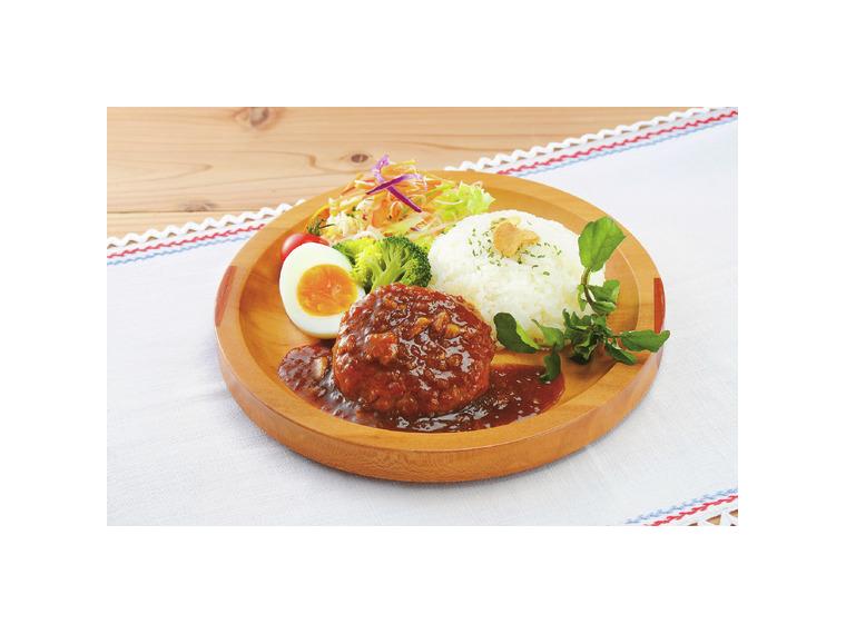 【ネット限定】ガーリックソースハンバーグ（にんにく醤油バター仕立て）
