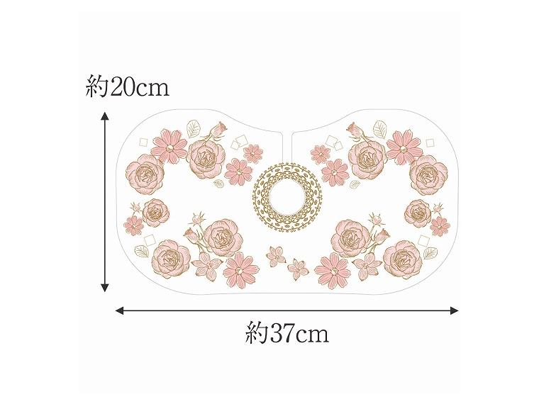 【ネット限定】華やぐトイレの手洗いタンクフィルムクラシカルフラワー