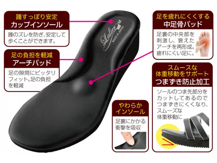 【ネット限定】お洒落フィットナースサンダル　Ｌ