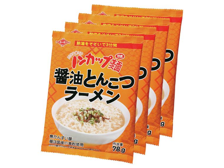 【アウトレット】ノンカップ麺醤油とんこつラーメン