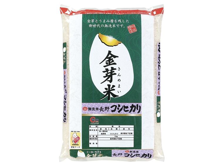 無洗米金芽米長野コシヒカリ 5kg