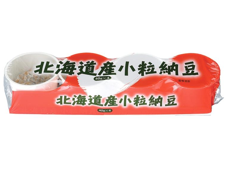 北海道産小粒納豆（たれ・からしなし） 40g×4