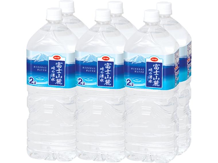 富士山麓　峠の湧水（ペットボトル） 2l×6