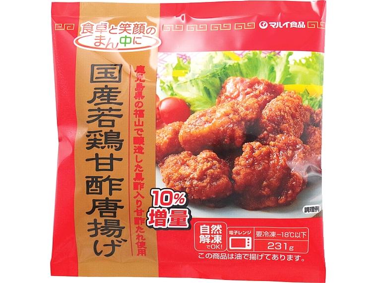 国産若鶏甘酢唐揚げ（10％増量） 231g
