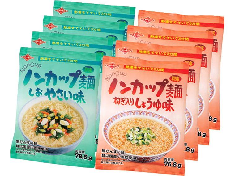 ノンカップ麺ラーメンセット 2種×4