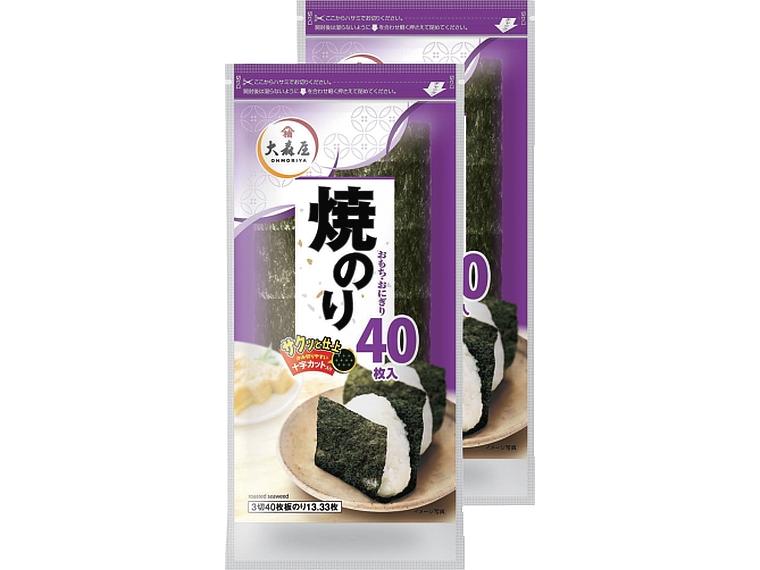 徳用焼のりカット 40枚×2