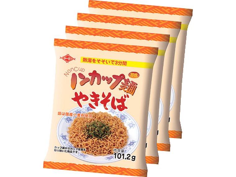 ノンカップ麺やきそば 101.2g×4