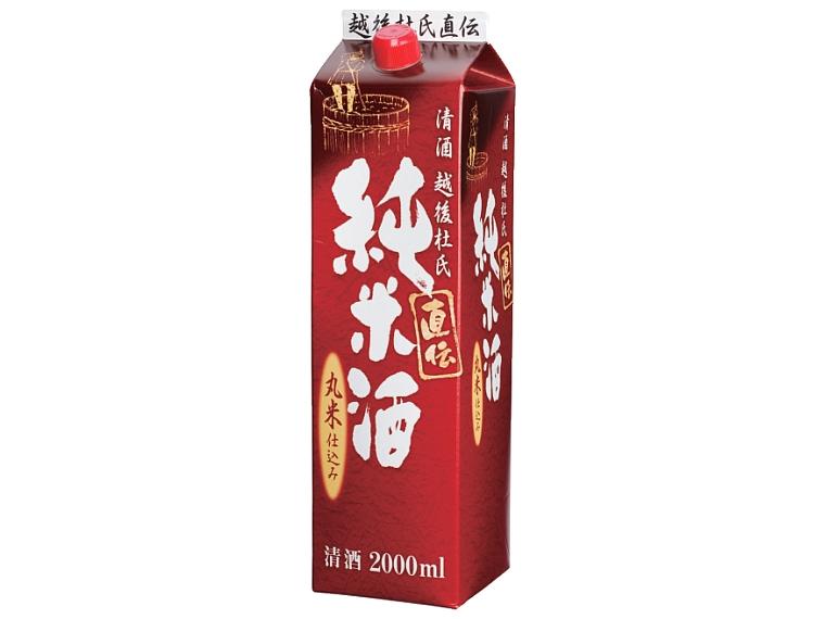 越後杜氏直伝　純米酒 2l