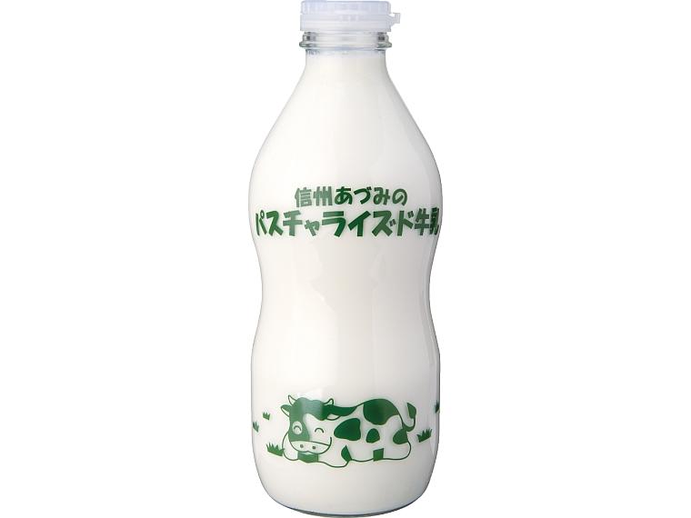 信州あづみのノンホモびん牛乳 900ml