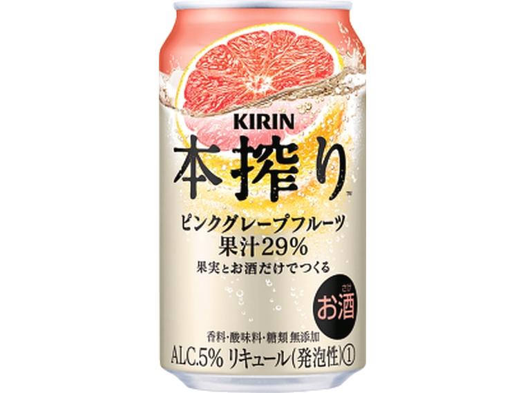 キリン本搾りチューハイ　ピンクグレープフルーツ 350ml×24