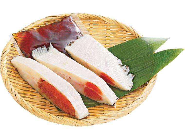 子持ち浅羽かれいの煮付セット 3切210g・煮魚たれ100g