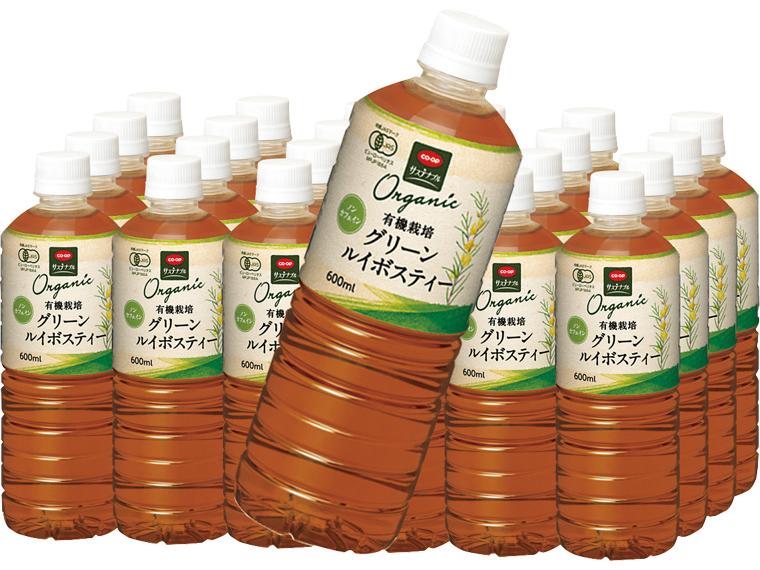 有機栽培グリーンルイボスティー（ペットボトル） 600ml×24