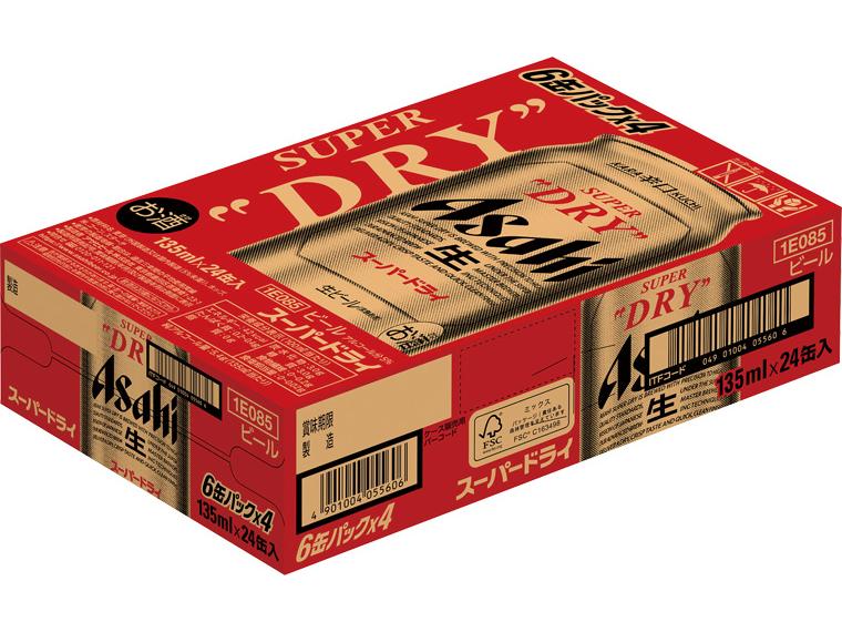 アサヒスーパードライ 135ml×24