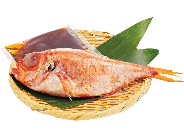 金目鯛下ごしらえ済み　煮付セット 1尾200g・たれ100g